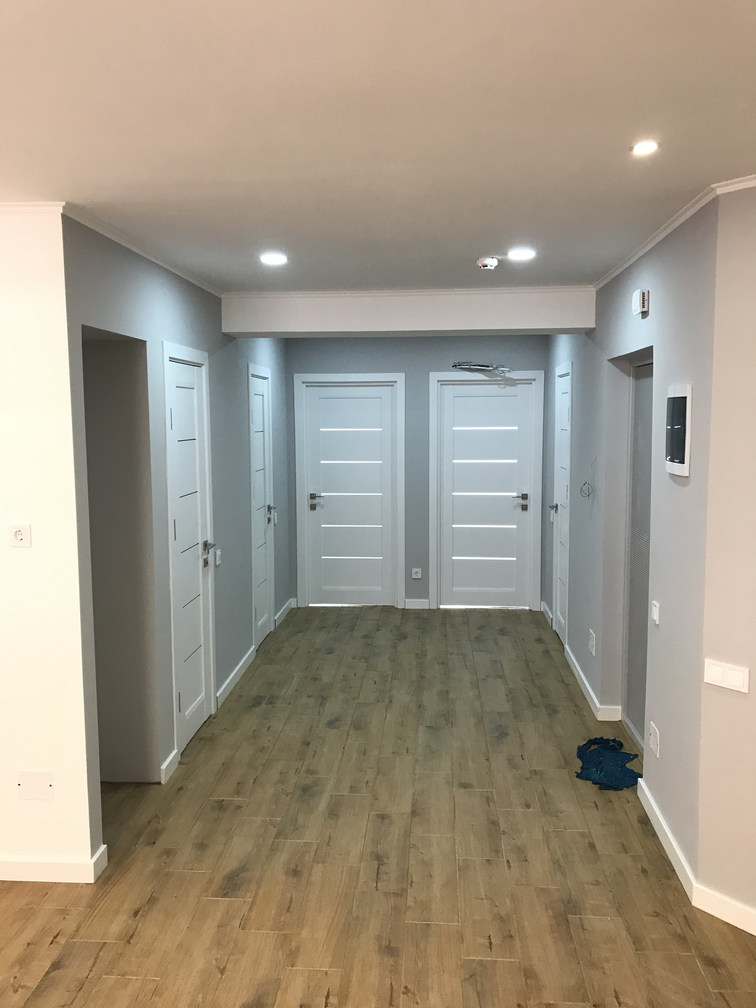 Главное фото: кухня/гостиная